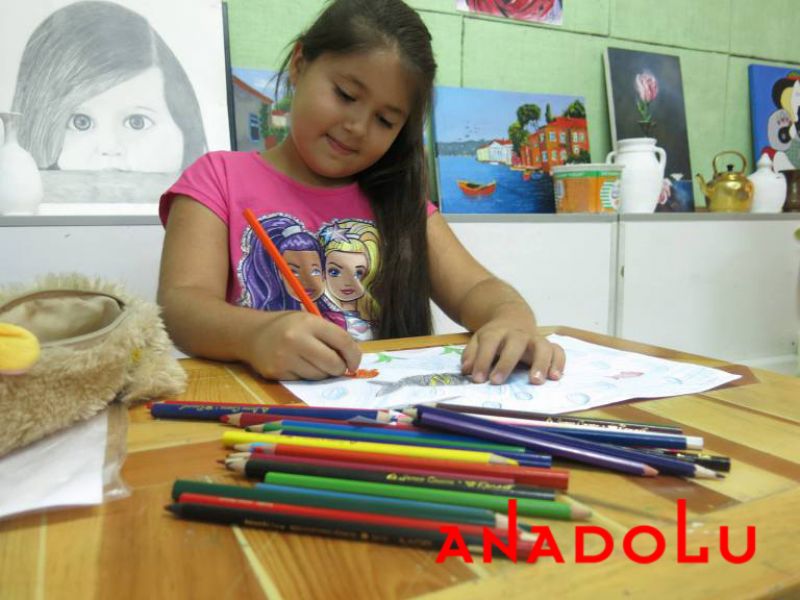 Çocuklarla Pastel Boya Saati Maltepe